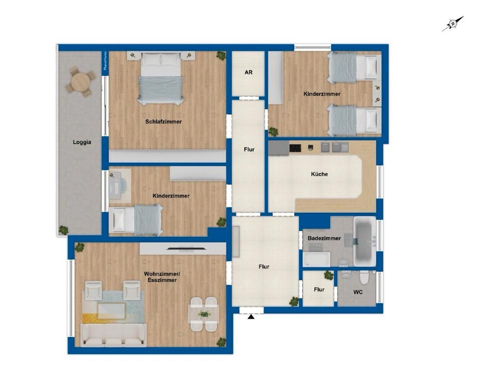 Thumbnail-4 Zimmer Wohnung in Dülmen Dalweg