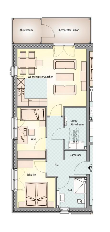 Thumbnail-Neubauwohnung mit 3 Zimmern – Erstbezug ab Februar 2026