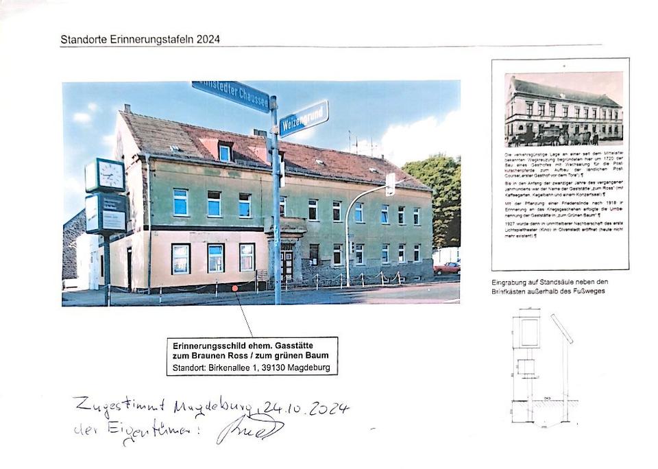 Thumbnail-Magdeburg: Eckhaus m. Baugenehmigung (7 WE) & saniert. Gewerbe