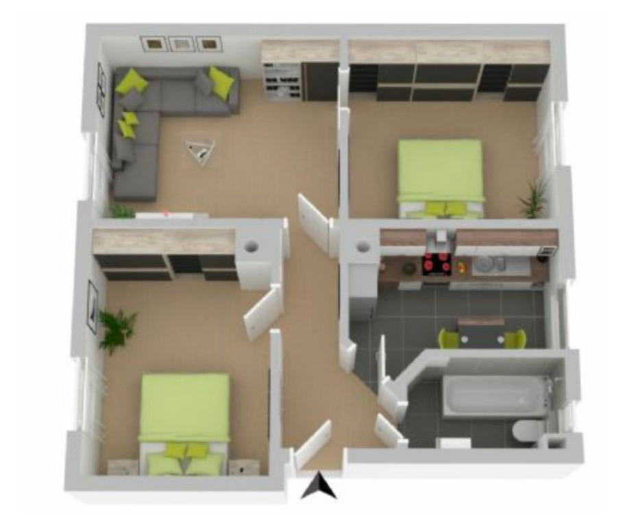 Thumbnail-November MIETFREI zum Renovieren - 3-Zimmer-Wohnung in MFH