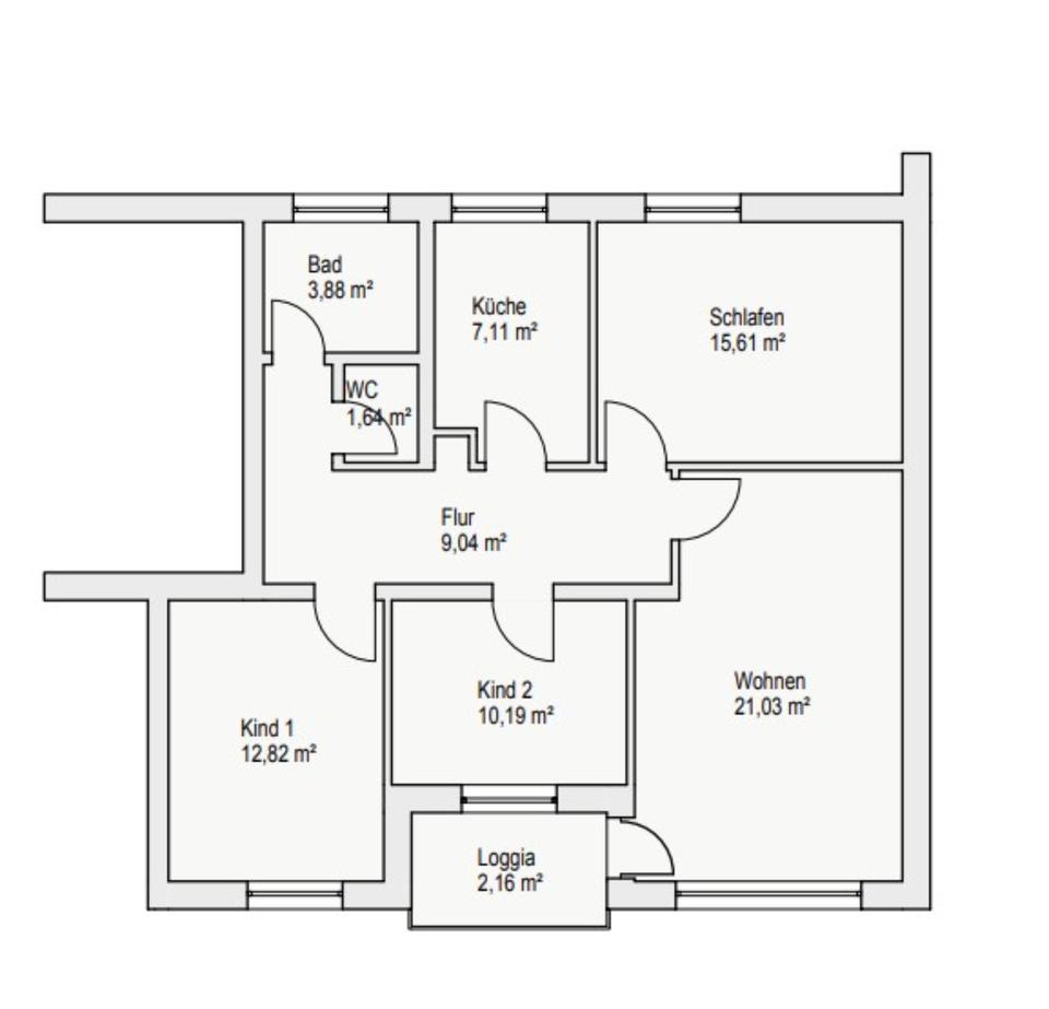 Thumbnail-Hannover- 4 Zimmer Wohnung