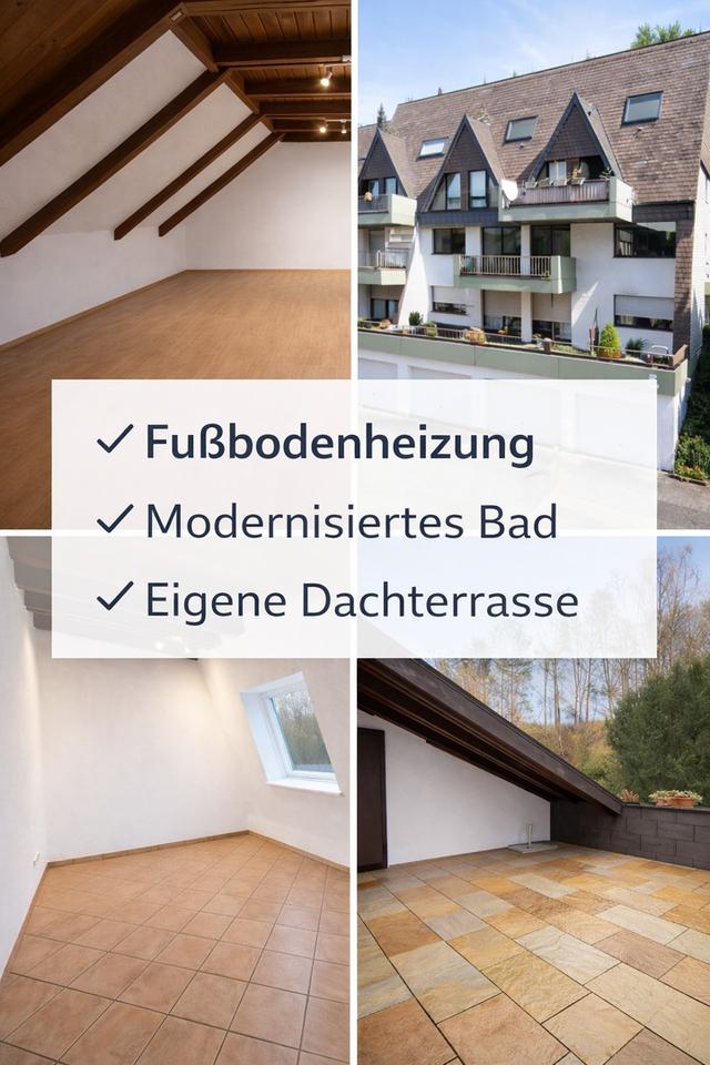 Thumbnail-73qm mit Fußbodenheizung und eigener Dachterrasse in ruhiger Lage.