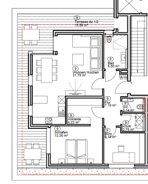 Thumbnail-Barrierefreie Neubauwohnung mit Balkon, Fußbodenheizung & Aufzug