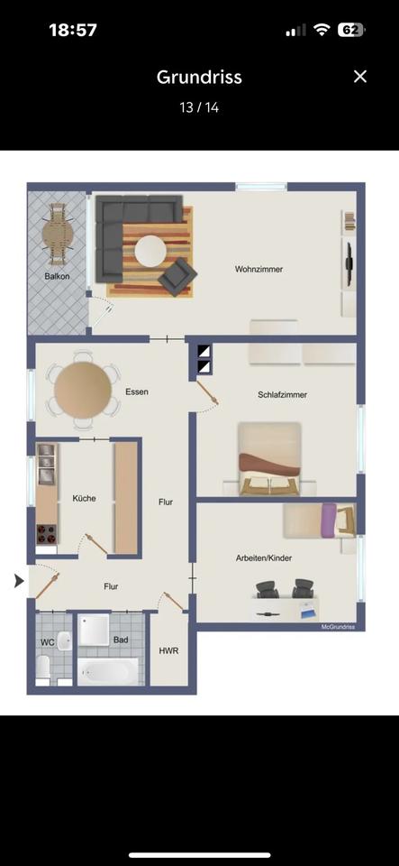 Thumbnail-Mietwohnung 3.5 Zimmer Provisionsfrei in Erlangen