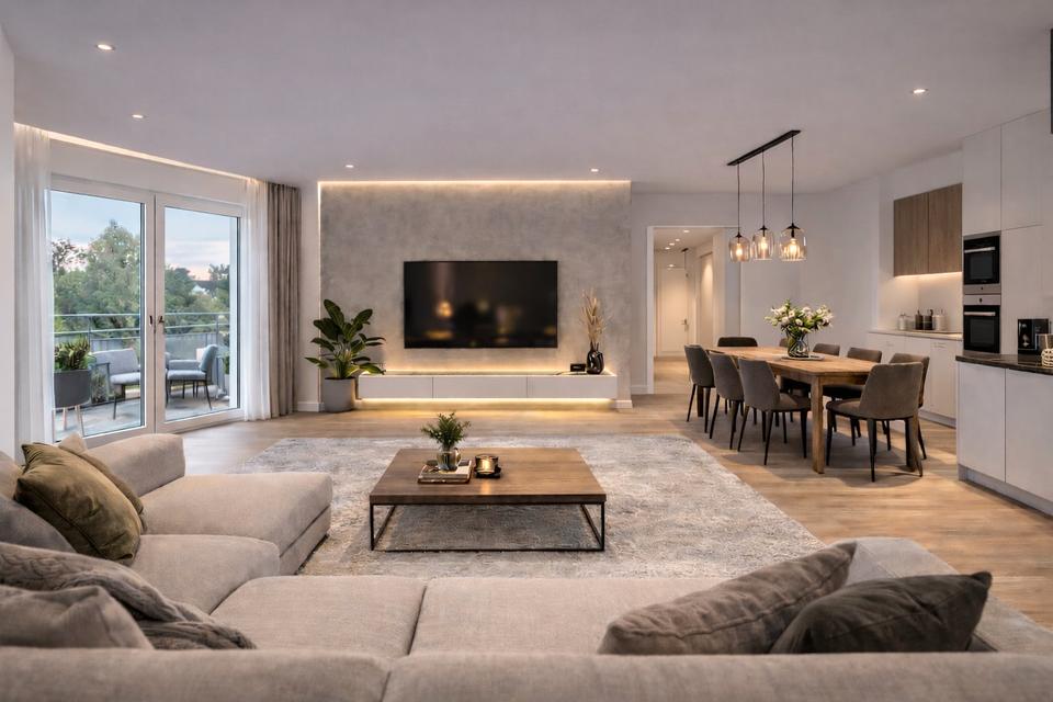 Thumbnail-Durchdachte 2 Zimmer Neubauwohnung: Stellplatz & PV Anlage