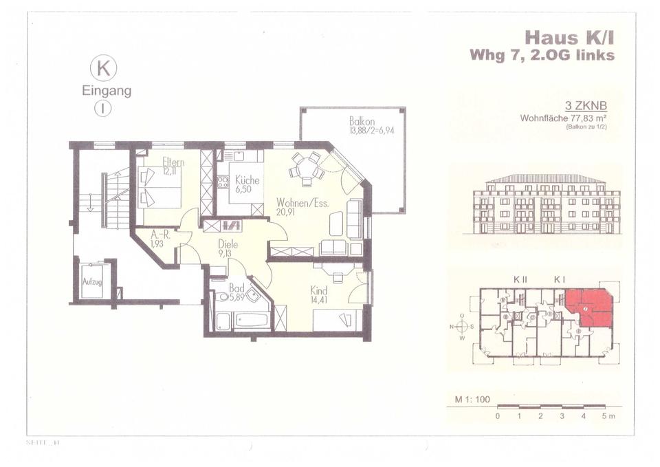 Thumbnail-Moderne 3-Zimmer-Wohnung mit Balkon und Garage in Friedrichshofen