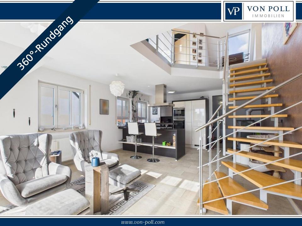 Thumbnail-Wohnen über den Dächern Wendelsteins – Tolle Maisonette mit Dachterrasse und Tiefgarage zur Miete!
