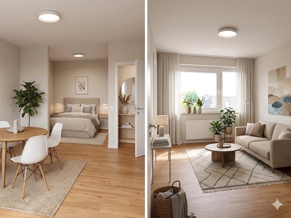 Thumbnail-Geschmackvolle 1,5-Zimmer-Wohnung mit PKW Stellpl.Loggia, EBK in