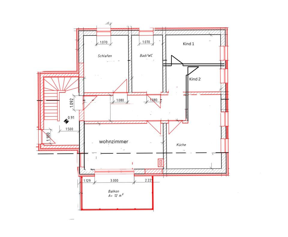 Thumbnail-Attraktive 4 Zimmerwohnung 98m2, inkl. Stellplatz und viel Platz