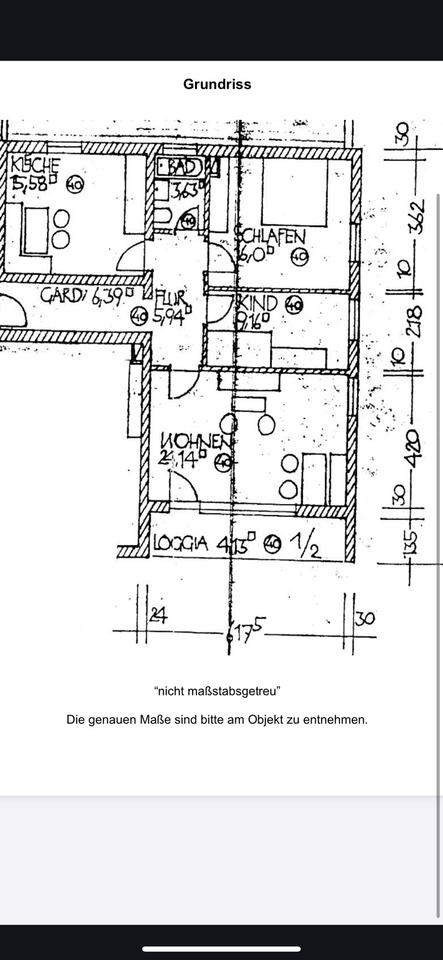 Thumbnail-Provisionsfrei 3 Zimmer Wohnung 85qm modernisiert vom Eigentümer