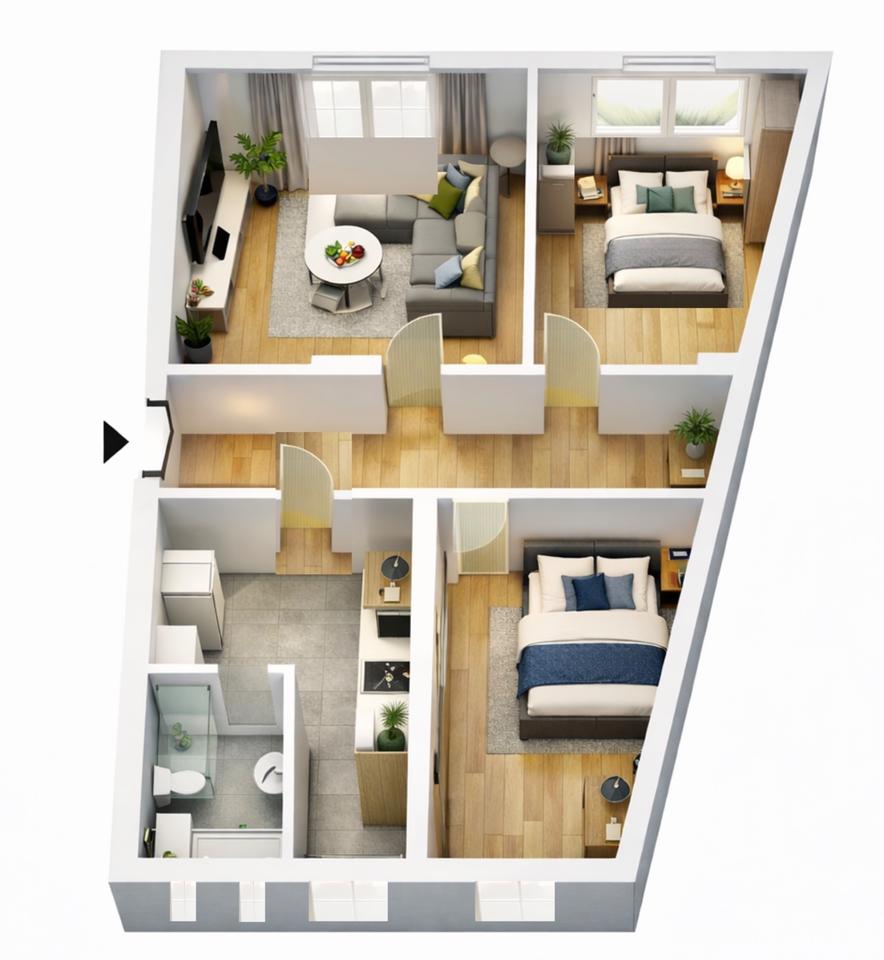 Thumbnail-Frisch renov. 3-Zi-ETW in HH-Wilstorf, PROVISIONSFREI FÜR KÄUFER