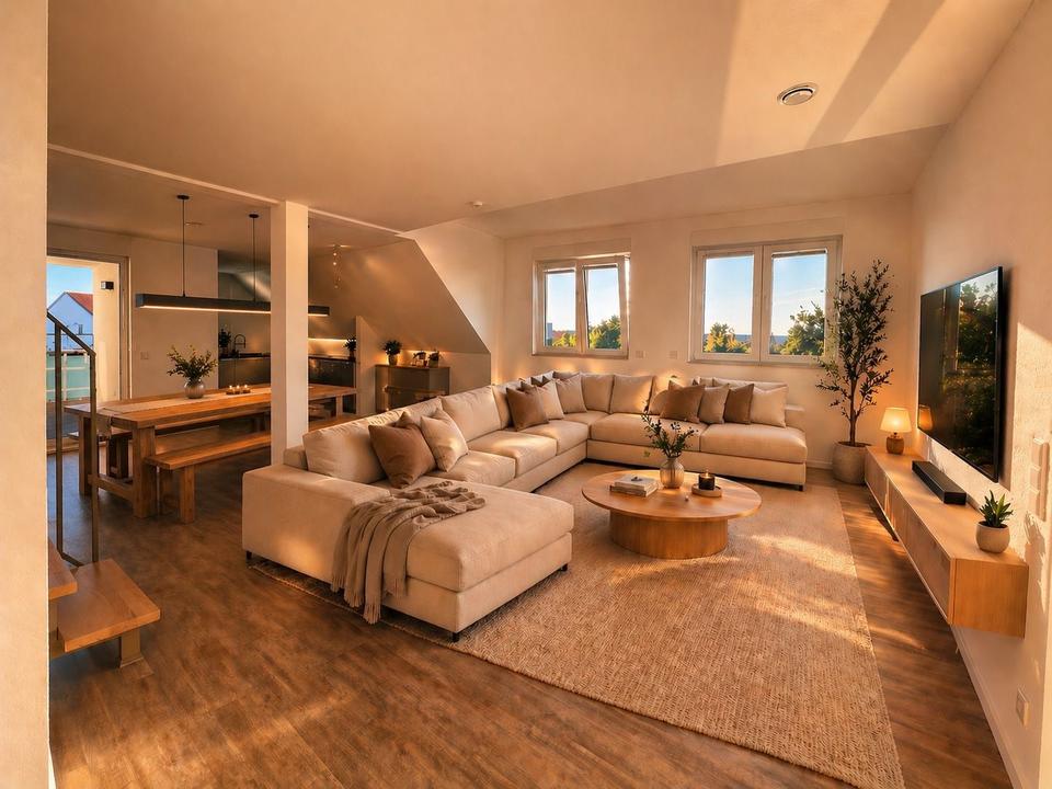 Thumbnail-4,5 Zimmer Maisonette mit 3 Bädern, Aufzug, Tiefgarage
