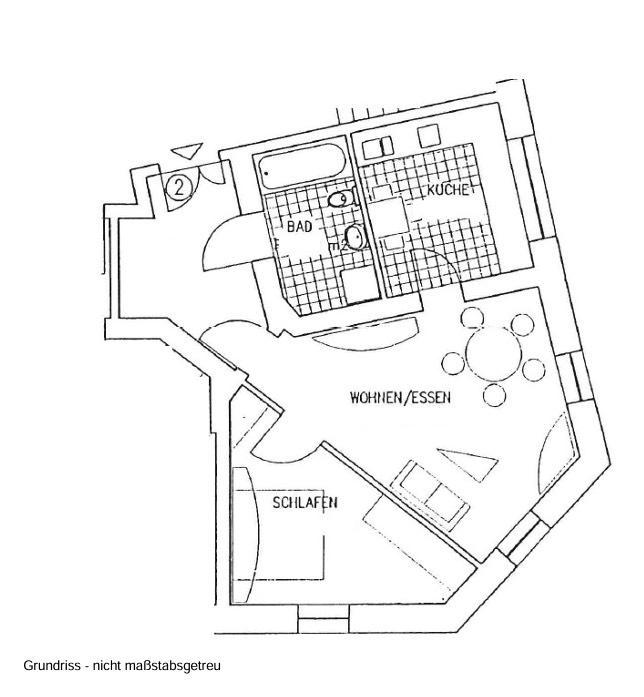Thumbnail-2 Zimmer Wohnung
