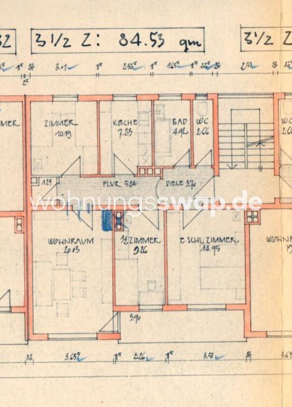 Thumbnail-Wohnungsswap - 3 Zimmer, 86 m² - Gerhardstraße, Untergiesing-Harlaching, München