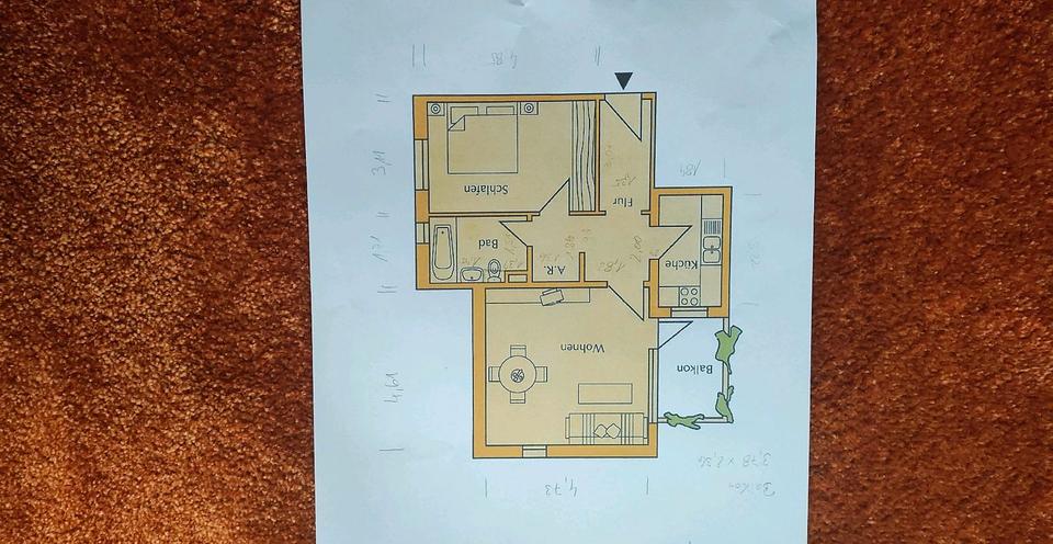 Thumbnail-Frisch renovierte 2 Zimmer Wohnung in Springe