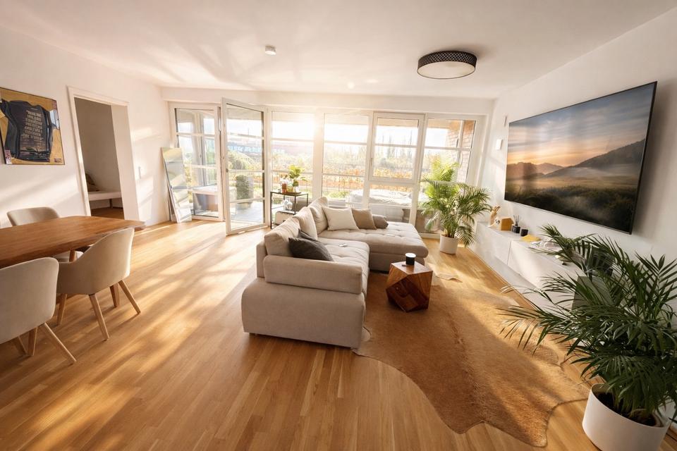 Thumbnail-Luxus Wohnung mit Weserblick & Whirlpool möbliert keine Kaution