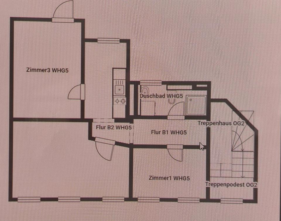 Thumbnail-3 Raum Wohnung mit EBK und Balkon Stadtmittte
