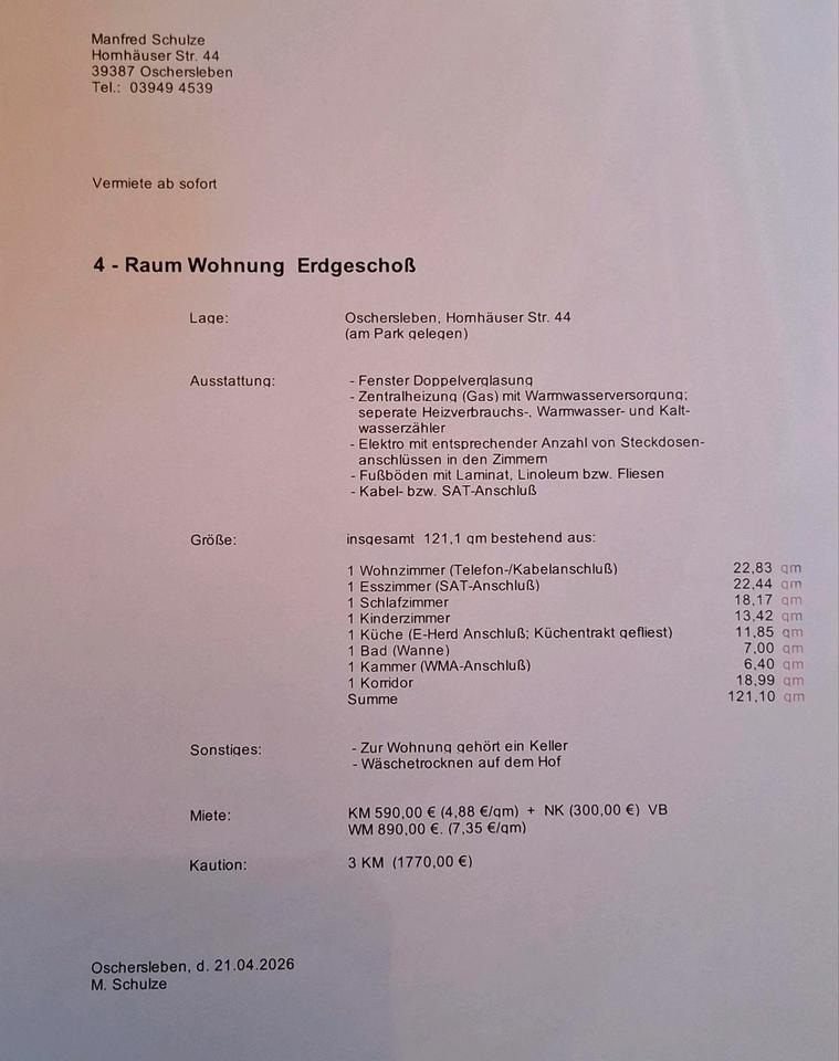 Thumbnail-4 Zimmer Raum Wohnung
