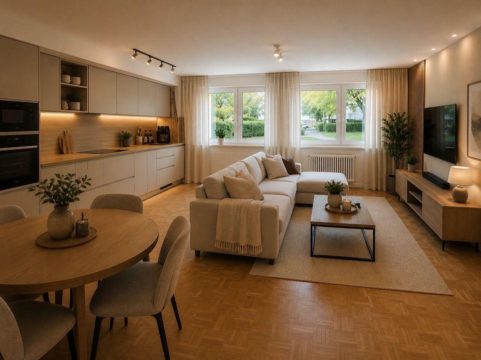 Thumbnail-Sanierte 3 Zimmer EG Wohnung mit Terrasse in München Perlach