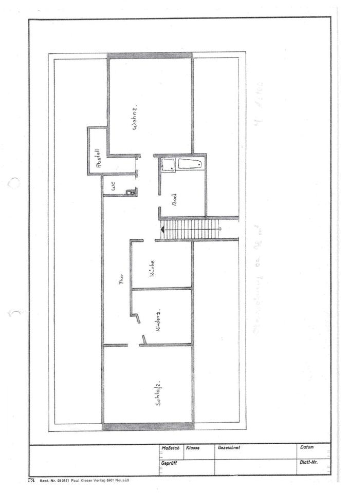 Thumbnail-Bockhorn großzügige 3 Zimmer Wohnung im Obergeschoss 95 m2