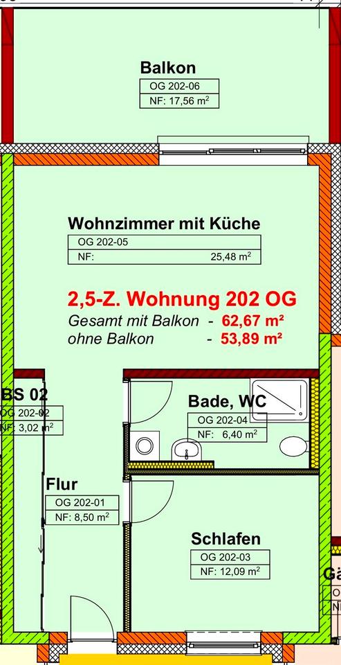 Thumbnail-2,5 Zi. Wohnung in Ebenweiler. Erstbezug