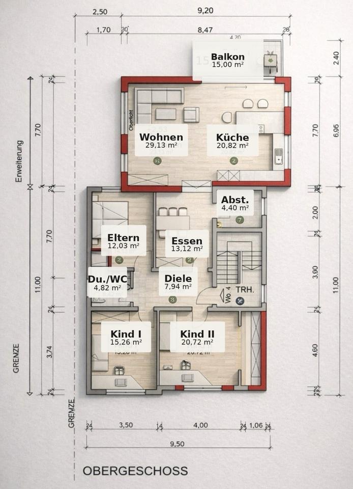 Thumbnail-Hochwertige 5,5-Zimmer-Wohnung zu vermieten in 69242 Rettigheim