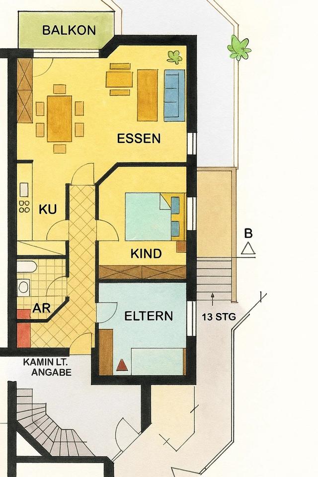 Thumbnail-Neuenkirchen 3 Zi Küche Bad Terrasse Barrierefrei