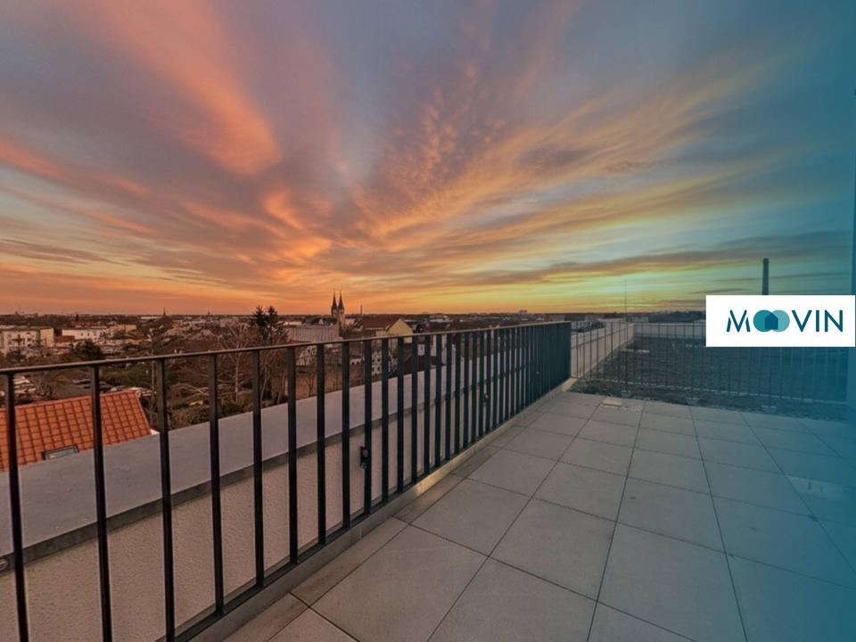 Thumbnail-EXKLUSIVES PENTHOUSE-LEBEN: 4-Zimmer-TRAUM mit DACHTERRASSE und moderner EINBAUKÜCHE im Bergquartier Magdeburg!