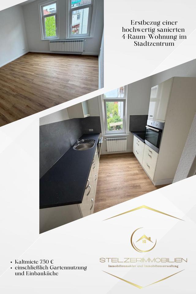 Thumbnail-Erstbezug - hochwertig sanierte 4-Raum-Wohnung im Stadtzentrum