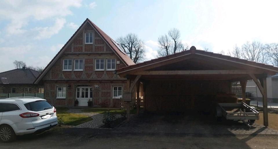 Thumbnail-EFH Fachwerkhaus freistehend 1.900 m2 Grundstück, Doppelcarport