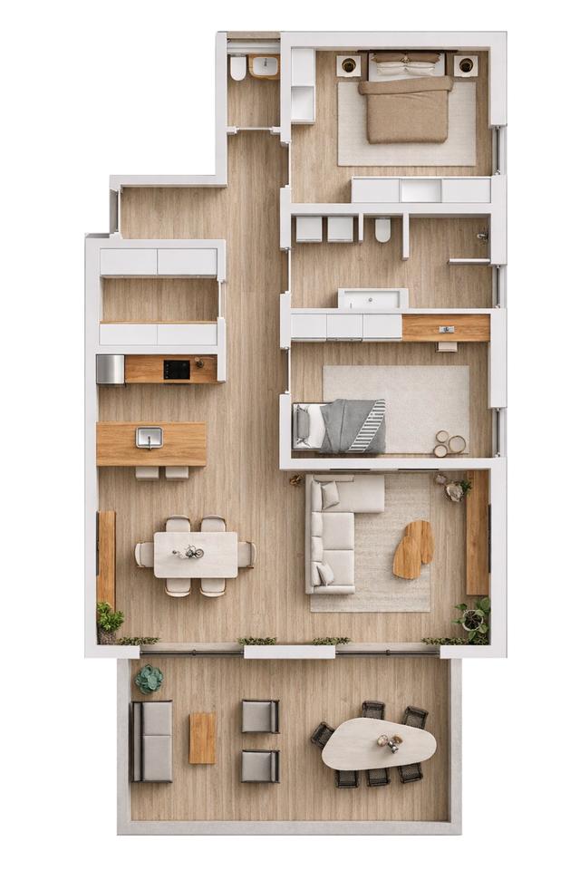 Thumbnail-Neubau Erdgeschosswohnung mit Loggia in Grodt- Nr.34