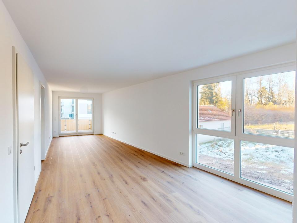 Thumbnail-3-Zimmer-Neubauwohnung mit außergewöhnlichem Schnitt und EBK