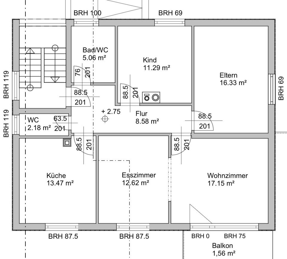 Thumbnail-Vermiete 3,5 Zimmerwohnung in Bilshausen