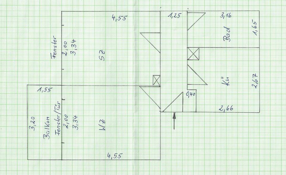 Thumbnail-2 Zimmer-Wohnung in Zentrumsnähe