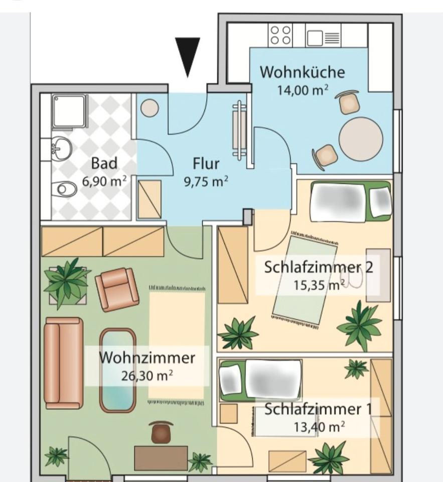 Thumbnail-3 Zimmer Wohnung in Plettenberg Zentrum zu Vermieten Fußgängerzon