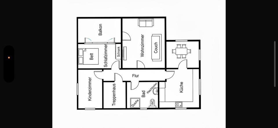 Thumbnail-Erstbezug nach Kernsanierung –moderne 4-Zimmer-Wohnung mit Balkon