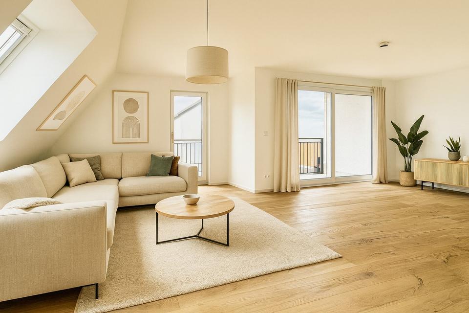 Thumbnail-Eleganz und Weitblick – Dachgeschosswohnung mit zwei Loggien und luxuriösem Design