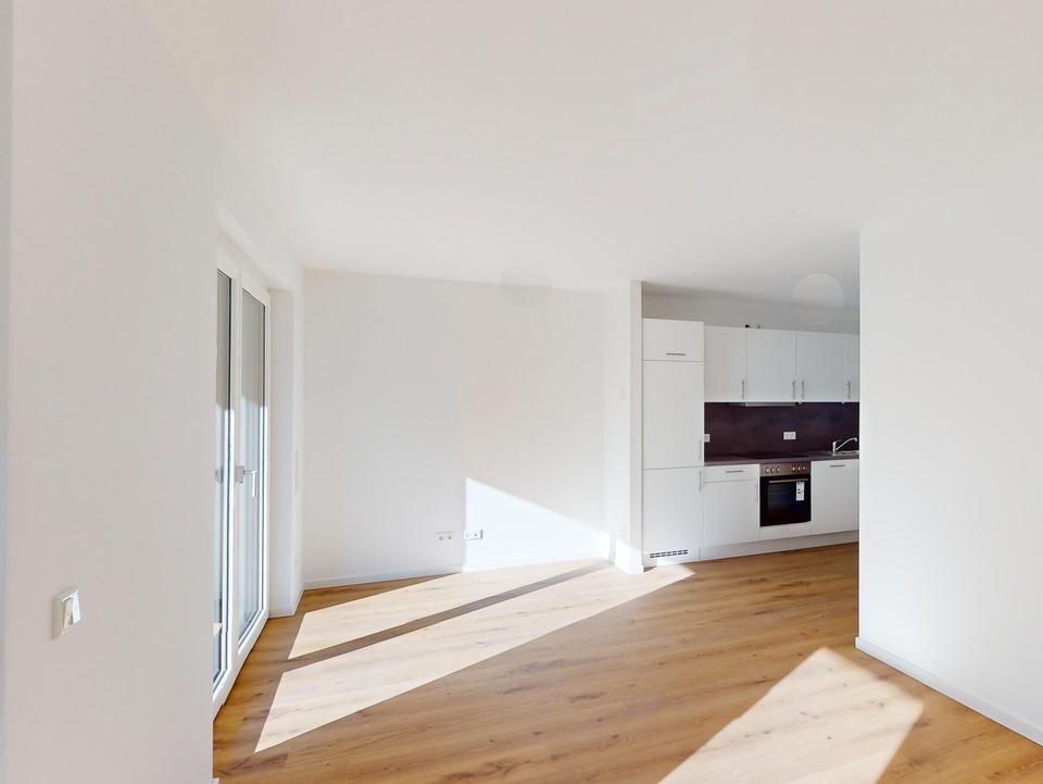 Thumbnail-Helle 2-Zimmer Erdgeschosswohnung mit EBK und Südterrasse