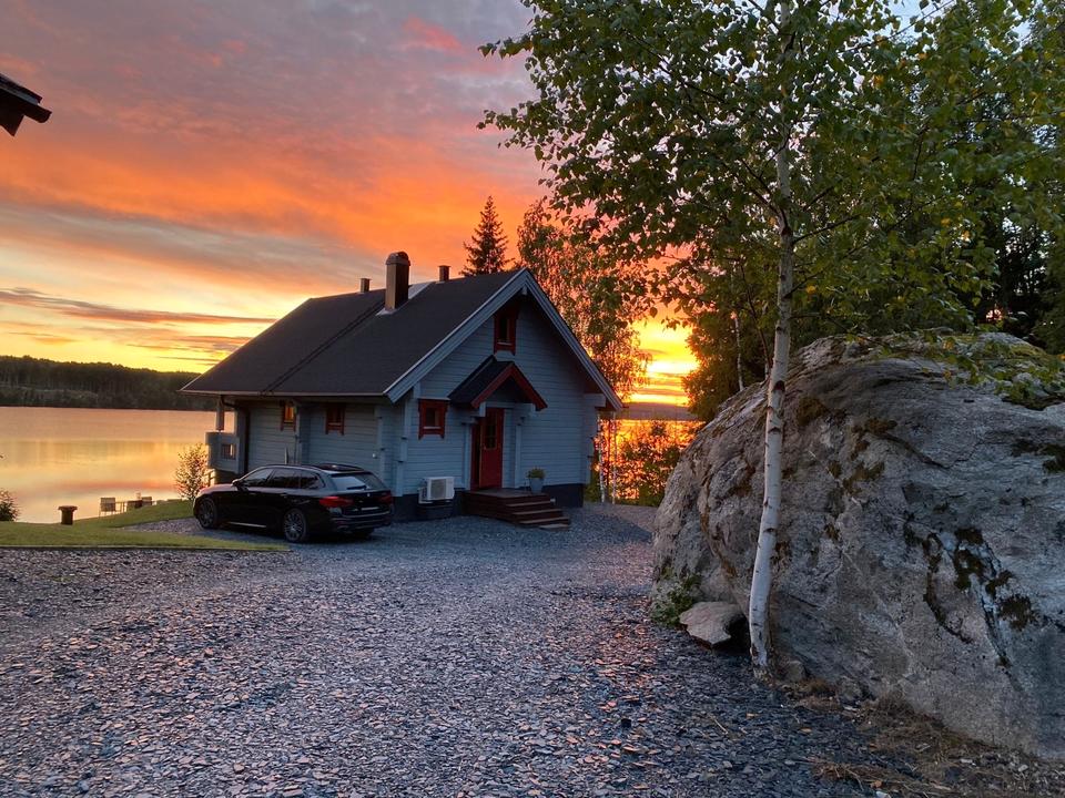 Thumbnail-Ferienhaus am See Saxen Schweden Kanu Boot Sauna Kamin Fahrräder