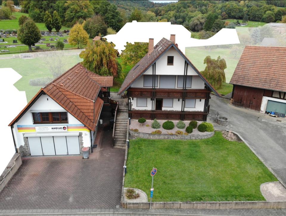 Thumbnail-Gepflegtes Mehrfamilienhaus mit separater Gewerbeeinheit &Scheune