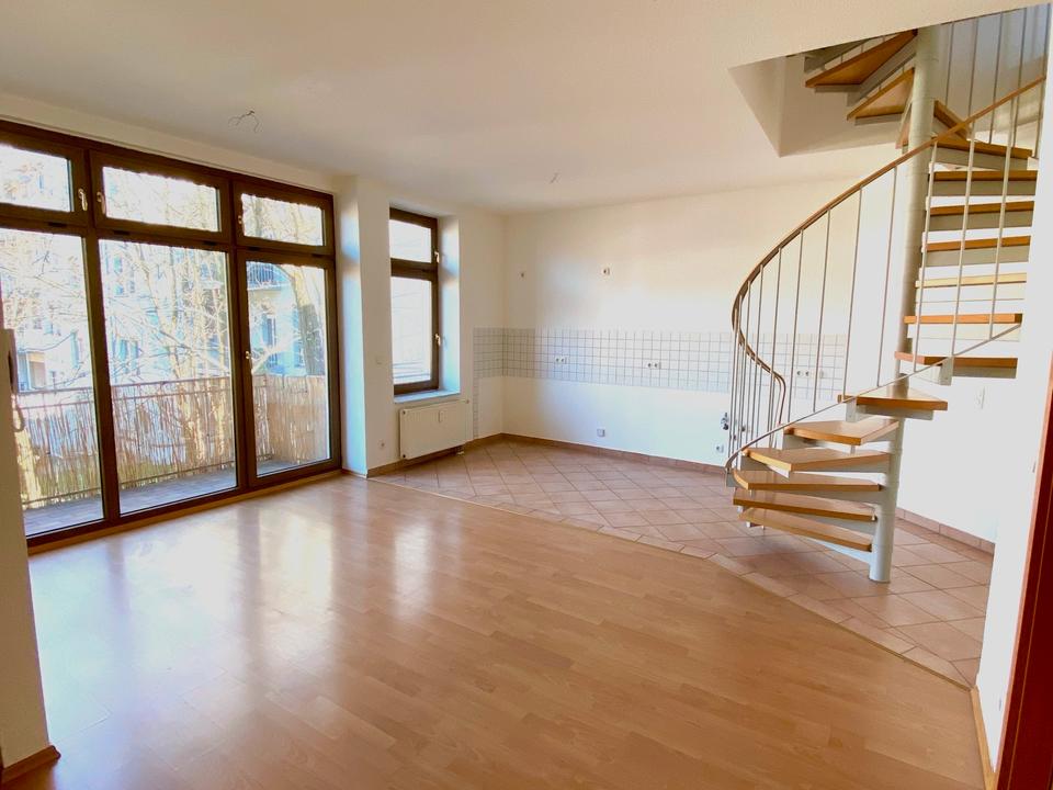 Thumbnail-Helle vermietete Zweiraumwohnung mit 2 Balkonen im Zentrum