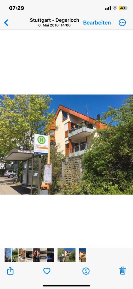 Thumbnail-Zweizimmerwohnung Stuttgart Degerloch mit TG und Garten