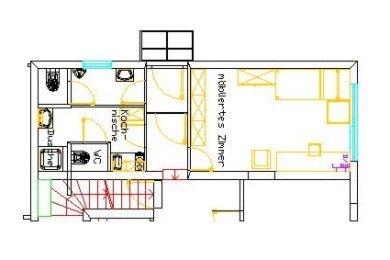 Thumbnail-Großes Zimmer Studio, freundlich möbliert, Bett 140x 200, hell,