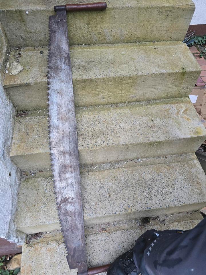 Thumbnail-Alte 2 Mann Säge