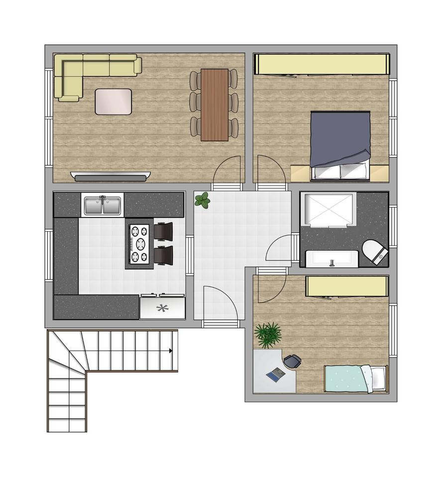 Thumbnail-Schöne 3-Zimmer-Wohnung (ca. 75 m²) in Hof- Moschendorf zu vermie