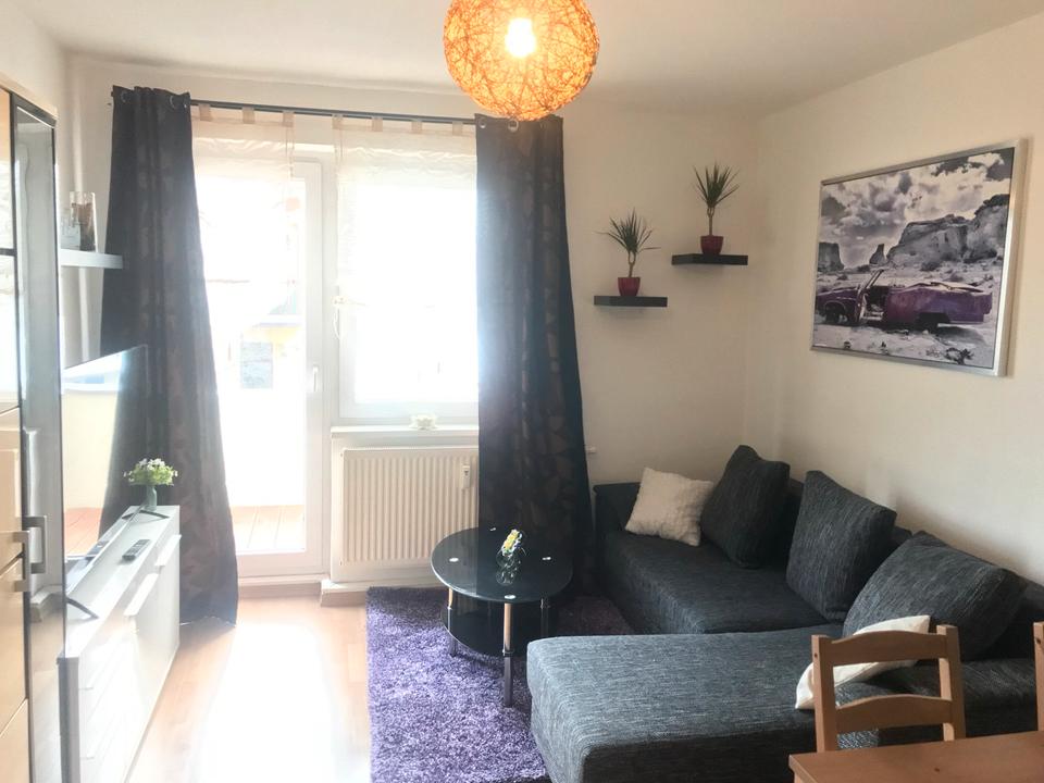 Thumbnail-Möblierte 2-Zimmer-Wohnung mit Balkon in Leipzig