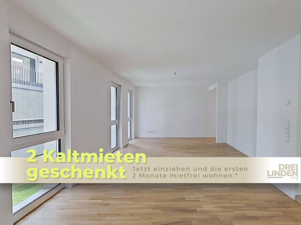 Thumbnail-2 NKM frei: Höhere Wohnqualität durch besseres Raumgefühl in dieser 2-Zimmer-Neubauwohnung im Projekt 