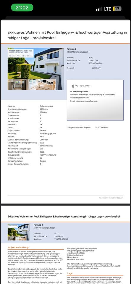 Thumbnail-Modernes Einfamilienhaus mit Pool, Einliegerwohnung und 2 Garagen