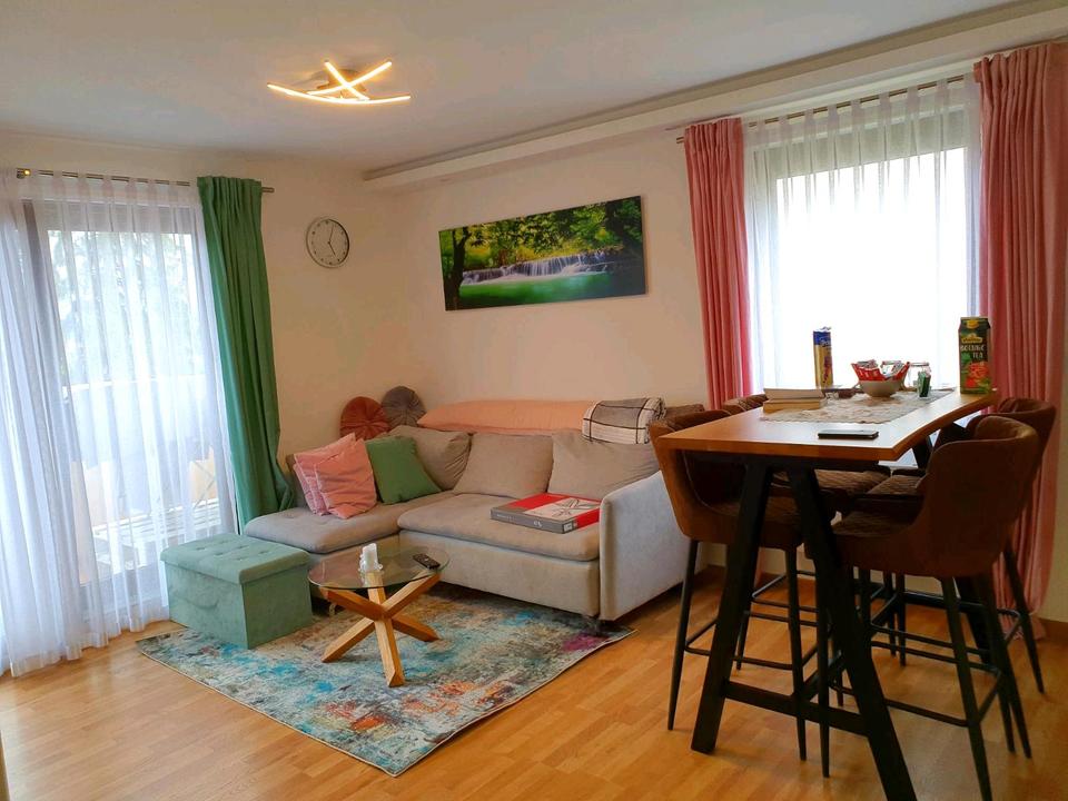 Thumbnail-2-Zimmer Wohnung im Erdgeschoss mit Balkon,Garten,Tiefgaragenstel