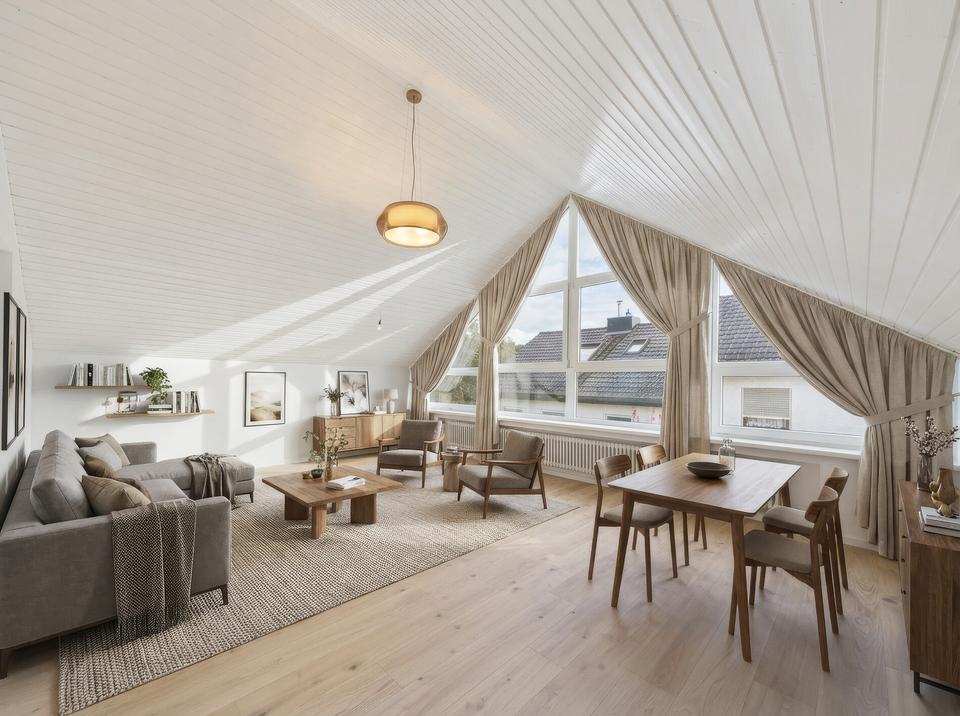 Thumbnail-Lichtdurchflutete 3-Zimmer-Dachgeschosswohnung mit Wintergarten und Balkon in Thalfingen!